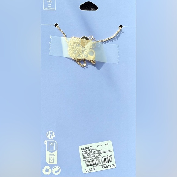 Claire's Gold-tone Script Zodiac Pendant Scorpio Necklace - Picture 8 of 9